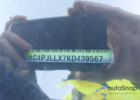 2019 Jeep Cherokee Latitude Plus Fwd z USA, uszkodzony, nr VIN 1C4PJLLX7KD439567